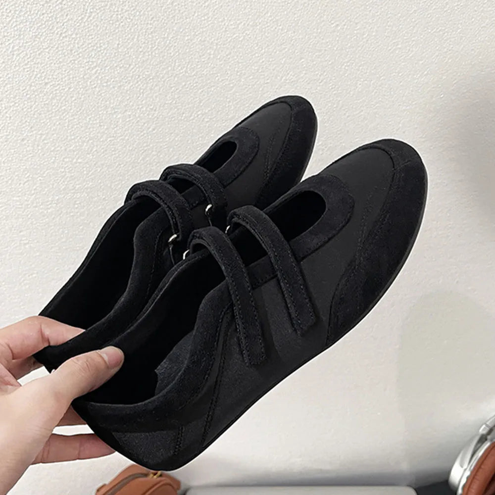 LIZAKOSHT  -  Leisure Ballet Flats Shoes Women Casual Sneakers Trend Summer Brand Designer Walking Cozy Dress Mary Jane Shoes Mujer