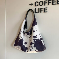 LIZAKOSHT  -  Fashion Cow Print Shoulder Bag Large Capacity High Quality Tote Bag Daily Commute Women Handbag Guangzhou High Quality Bag