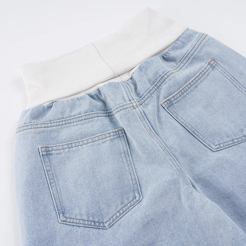 LIZAKOSHT  -  Streetwear Low Waisted Casual Straight-Leg Jeans Y2K Baggy Denim Pants Woman  Long Trousers Summer Clothing Harajuku
