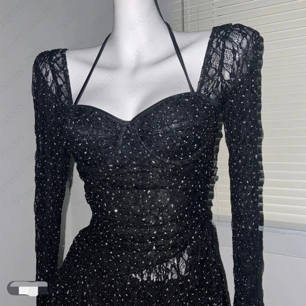LIZAKOSHT  -  Luxury Rhinestones See-through Outfit swimwear Women Sexy Mesh See Through Bikini Set Hot Girl Y2k One-piece camisole Swimsuits