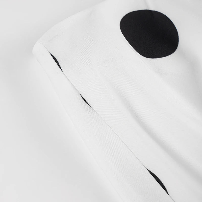 LIZAKOSHT  -  Elegant Polka Dot Print Skirts Casual Women's Low Waist A-line Skirts Streetwear Vacation Summer Clothes