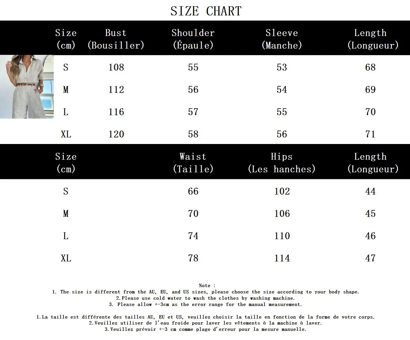 LIZAKOSHT  Solid Tow-piece Set 2024 New Spring Summer Pocket Long Sleeve Blouse+short Pants Sets With Belted Casual Fashion Women's Suits