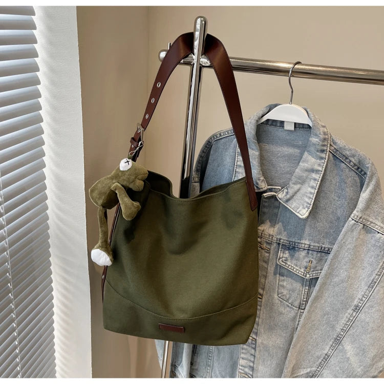 LIZAKOSHT  -  Casual Versatile oulder Bag for College Girls 8-20 Years Old Crossbody Commuter Bag Magnetic Bule Closure Large Size