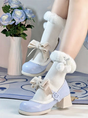 LIZAKOSHT  -  Original Autumn/winter New Bear Cub Cute Lo Shoes Japanese Sweet Student Lolita Single Shoe Big Toe Doll Shoes