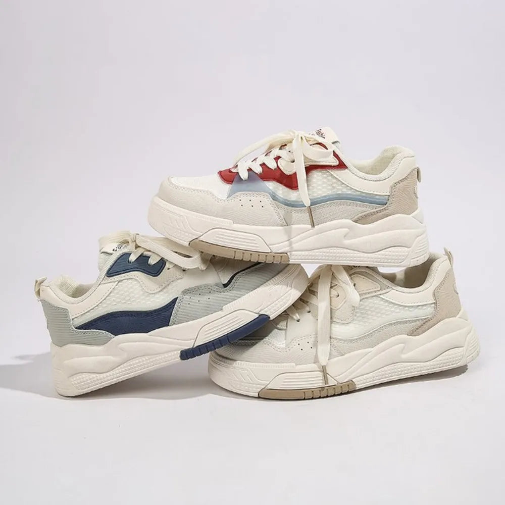 LIZAKOSHT  -  Koran Fashion Women Sneakers Spring Autumn New Designer Platform Board Shoes Female Color Match Breathable Zapatos De Mujer