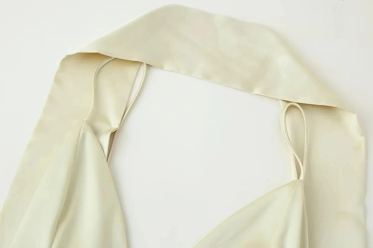 LIZAKOSHT  -  Satin Sexy Suspenders Long Dress Women 2025 New Summer Elegant Sleeveless Backless V Neck Dresses Chic Beach Party Evening Dress