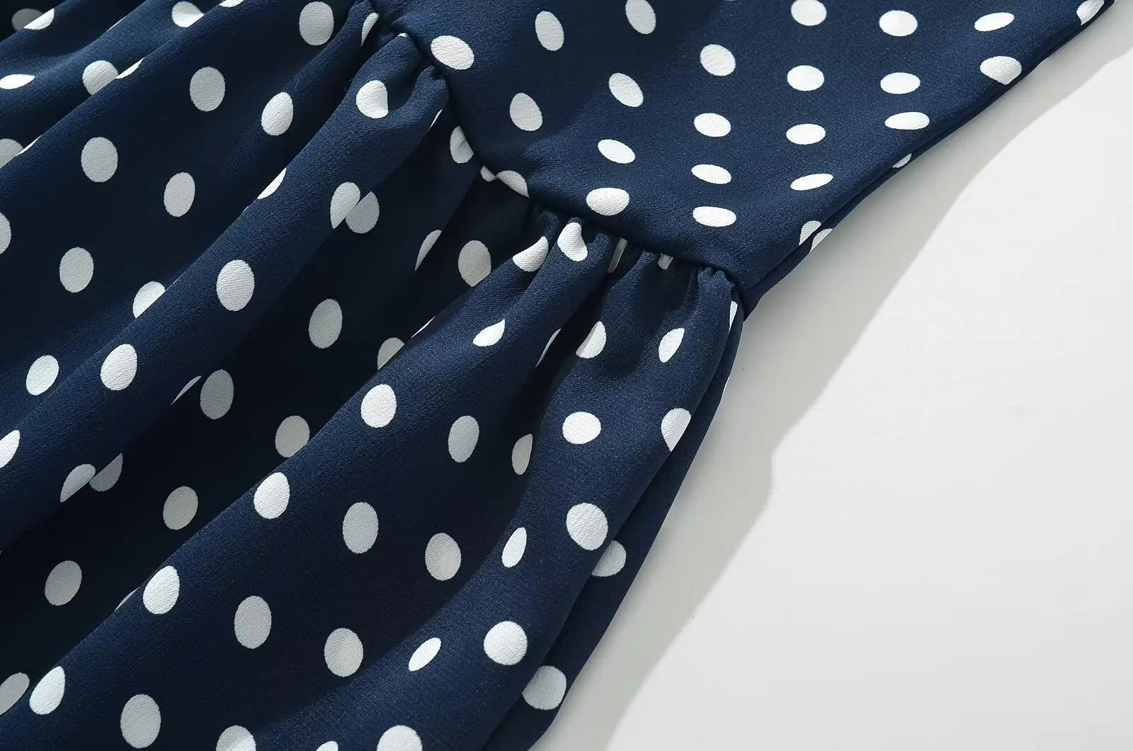 LIZAKOSHT  -  Europe and America Summer New Ruffled Mini Dress Polka-dot Strapless Skirt