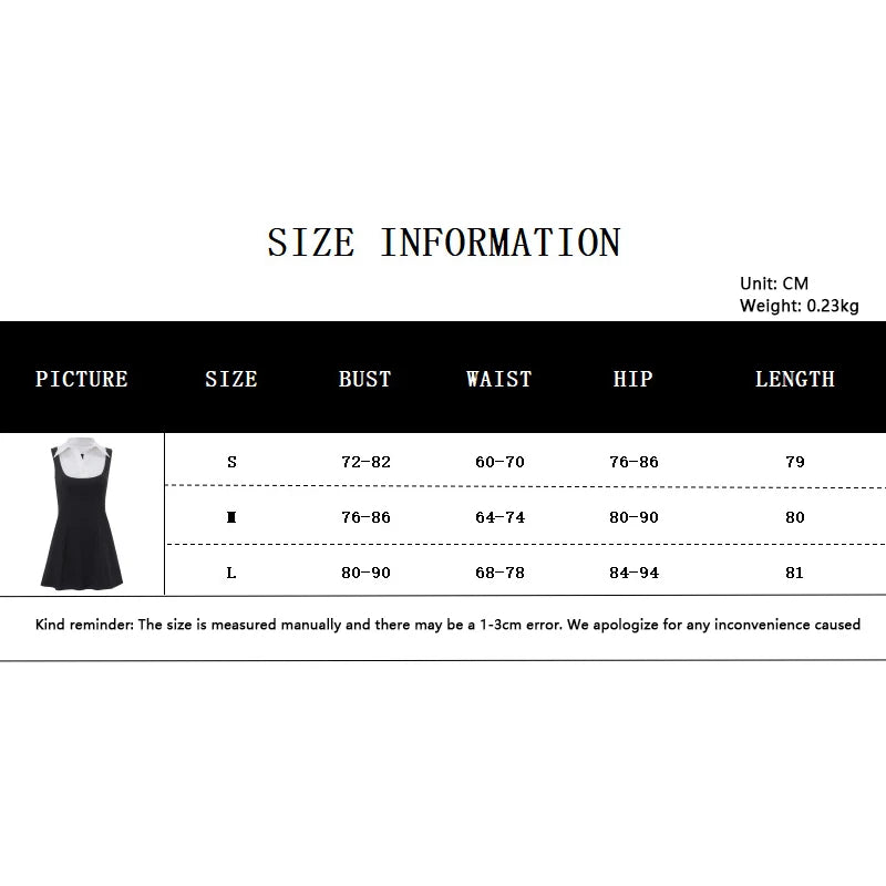 LIZAKOSHT  -  y2k Mini Dress Women Summer Contrast Color Patchwork Lapel Collar Sleeveless A Line Mini Dress Evening Party Dresses