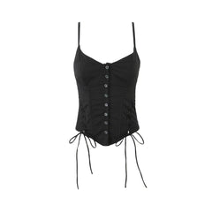 LIZAKOSHT  -  Women Button Up CHRISTINA CORSET Tube Top