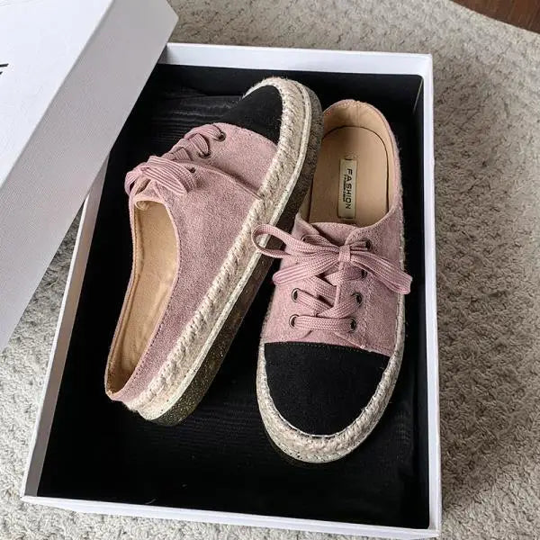 LIZAKOSHT  -  Multicolored Sandals Cover Toe Flat Shoes Female Slippers Soft Slipers Women Slides Comfort Summer Mixed Colors Casual Lace