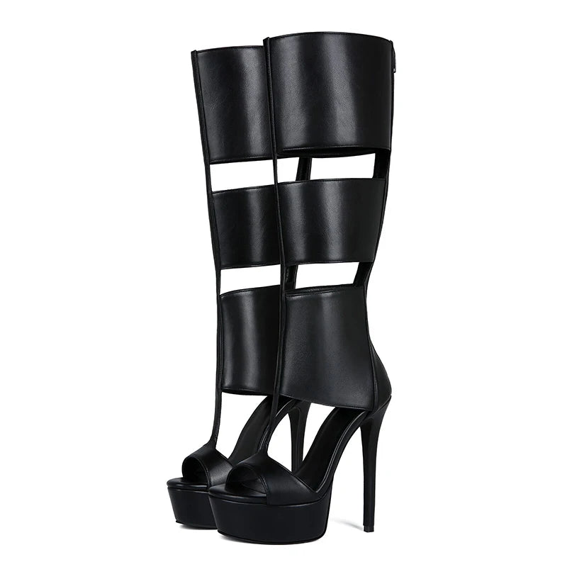 LIZAKOSHT  -  Summer sexy high heel platform  women sandal belt peep toe night party sandal