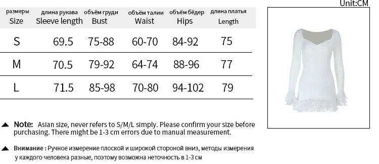 LIZAKOSHT  -  Patchwork Sexy V-neck Mesh Ruffle Women Dress White Flare Sleeve A-line Mini Dress Autumn Slim Elegant Party Clubwear