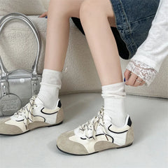LIZAKOSHT  -  height-increasing flat-soled sneakers women's summer  new versatile soft-soled sports and leisure board shoes