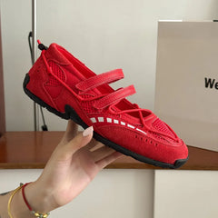 LIZAKOSHT  -  Sports Mary Jane Shoes 2025 New Soft Sole Non-slip Mesh Breathable Casual Women's Singles Shoes