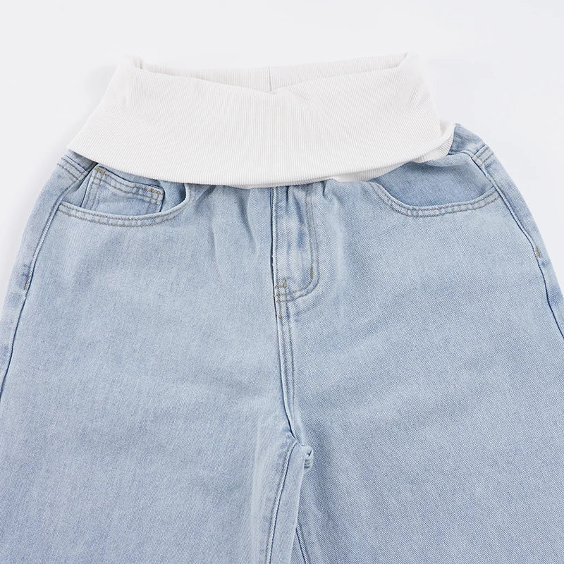 LIZAKOSHT  -  Streetwear Low Waisted Casual Straight-Leg Jeans Y2K Baggy Denim Pants Woman  Long Trousers Summer Clothing Harajuku