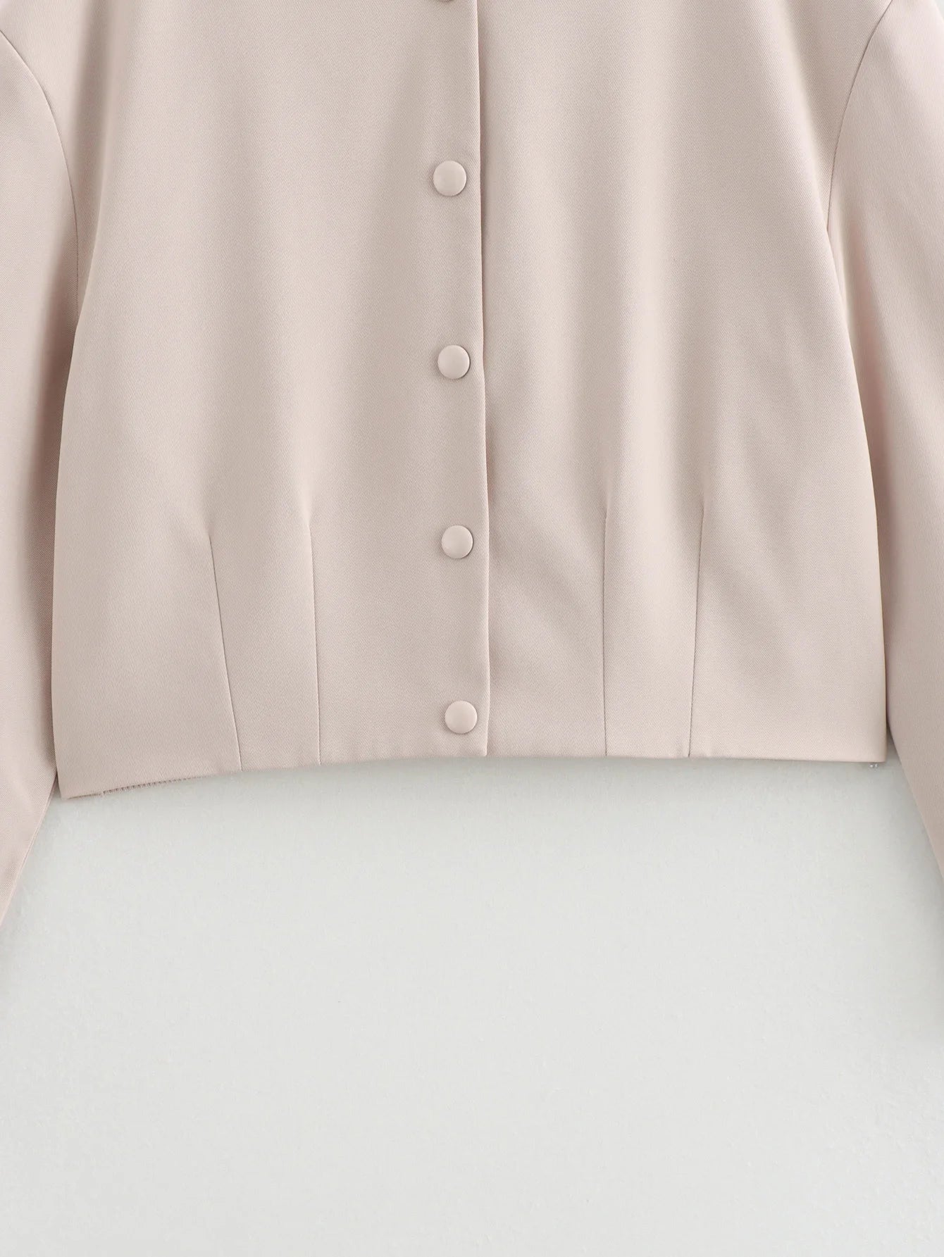 LIZAKOSHT  -  2 Colors Jackets for Women 2024 Stand Collar Coat Female Chic Single-breasted Outerwear Ladies Casual Jacket New In