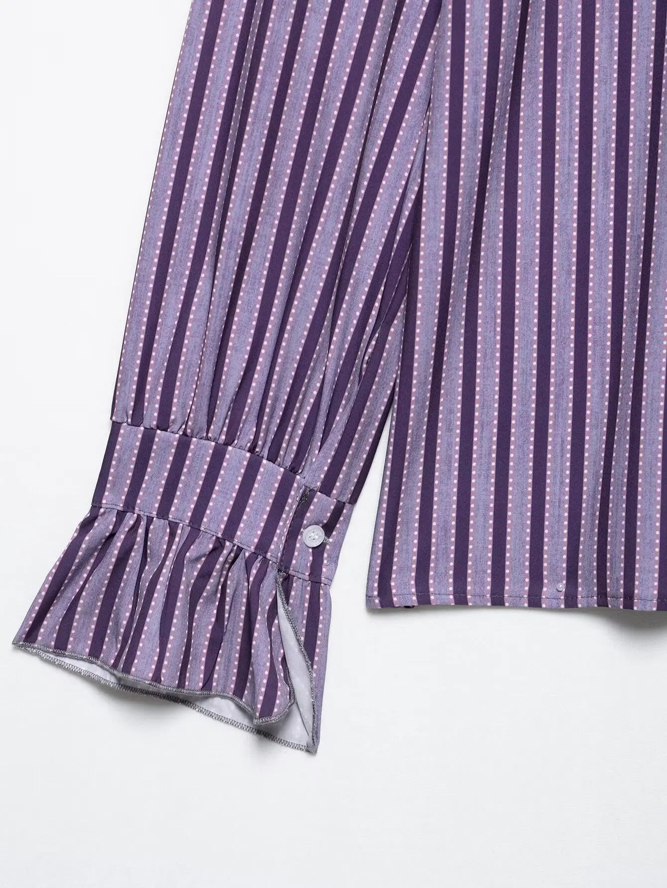 LIZAKOSHT  -  Women Vintage Ruffles Shirt Blouse Spring New Women Fashion Simple Casual Long Sleeve Shirt with Wood Ear Blouse Female Tops