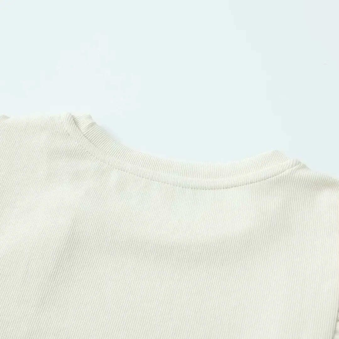 LIZAKOSHT  -  Y2K Woman 2025 Shirts Tops Ruffles Sleeve Cropped T-Shirts Summer Knitted Y2K Top Fashion Tight New Ladies Tops And Blouses