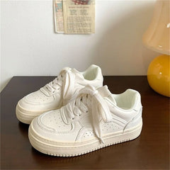 LIZAKOSHT  -  Fashion Casual New Designer Board Shoes for Women  Spring Autumn White Platform Shoes Female Streetwear Zapatos De Mujer