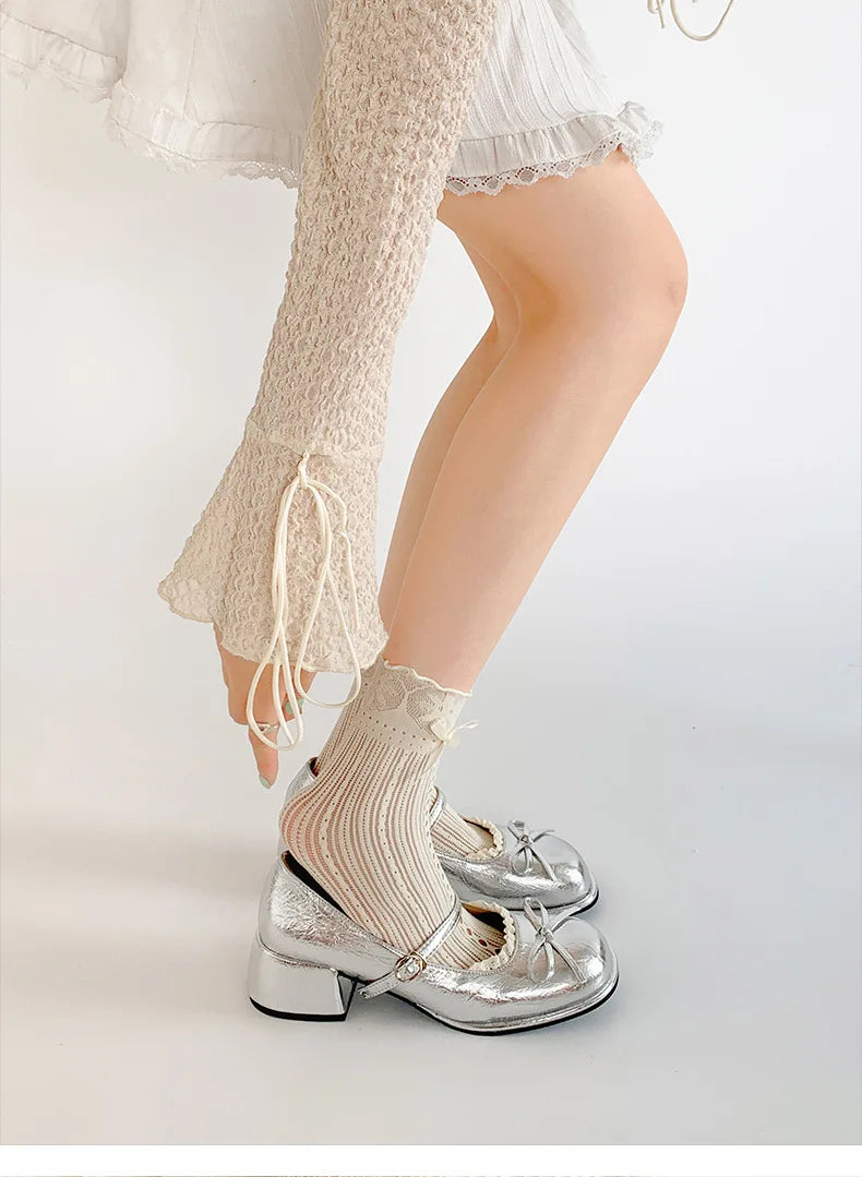 LIZAKOSHT  -  Retro red high-end French thick heel light mouth single shoes women's summer new with skirt versatile Mary Jane shoes