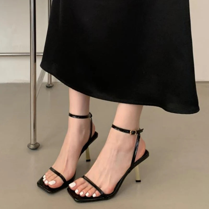 LIZAKOSHT  -  Summer Elegant High Heeled Sandals Women Sexy Slingback Narrow Strap Pumps Luxury Party Women Brand Designer Shoes women shoes