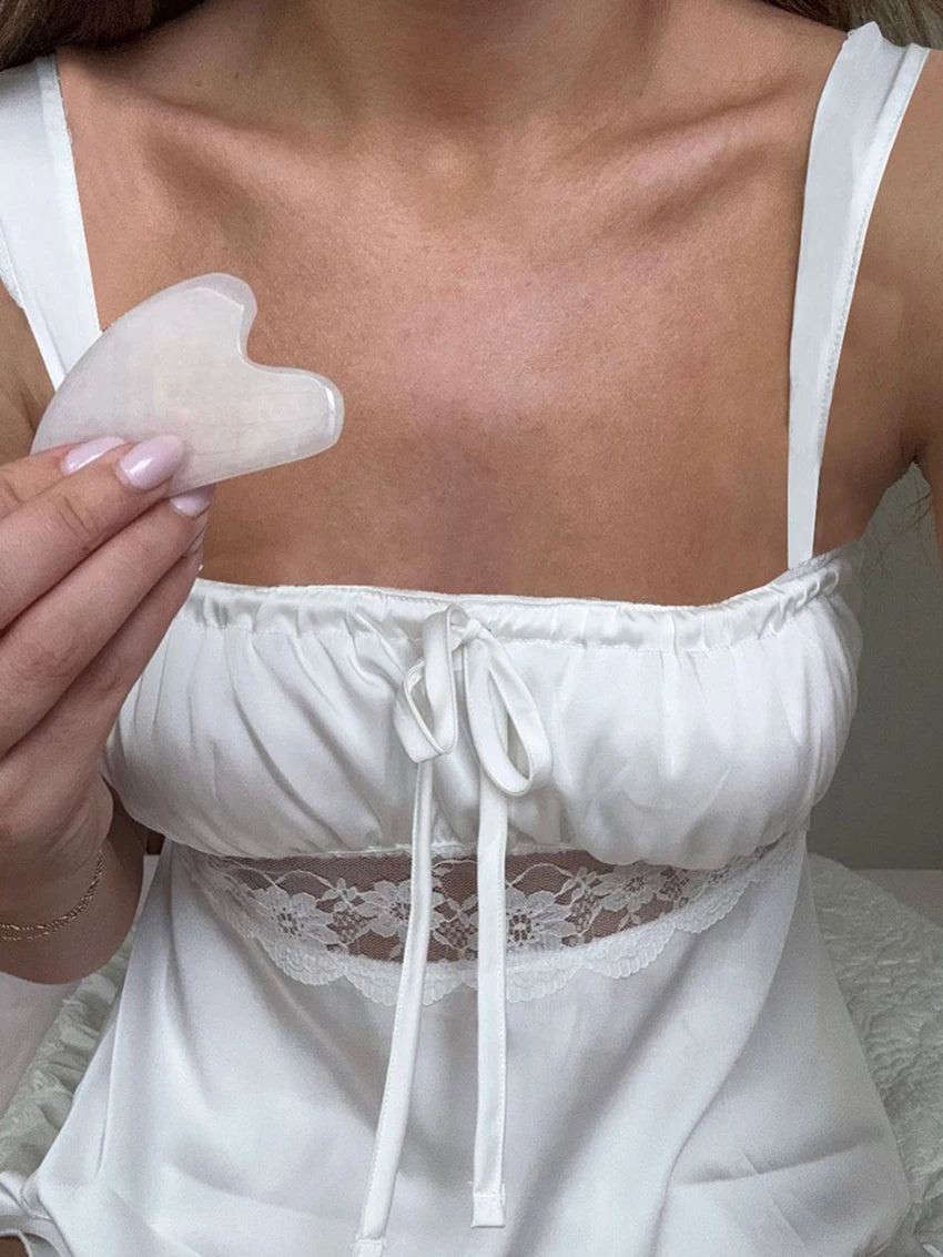 LIZAKOSHT  -  Lace Ladies Nightgowns Suit Strap Pajamas Crop Top Sleepwear Lace Up Nightie Tank Tops Nightwear Shorts Home Clothes