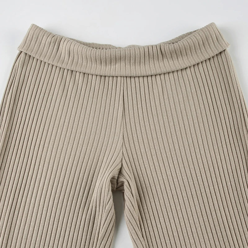LIZAKOSHT  -  Casual Comfy Solid Loose Pants Streetwear Fashion Basic Leisure Bottoms Korean Aesthetic Chic 90s All-match Pants