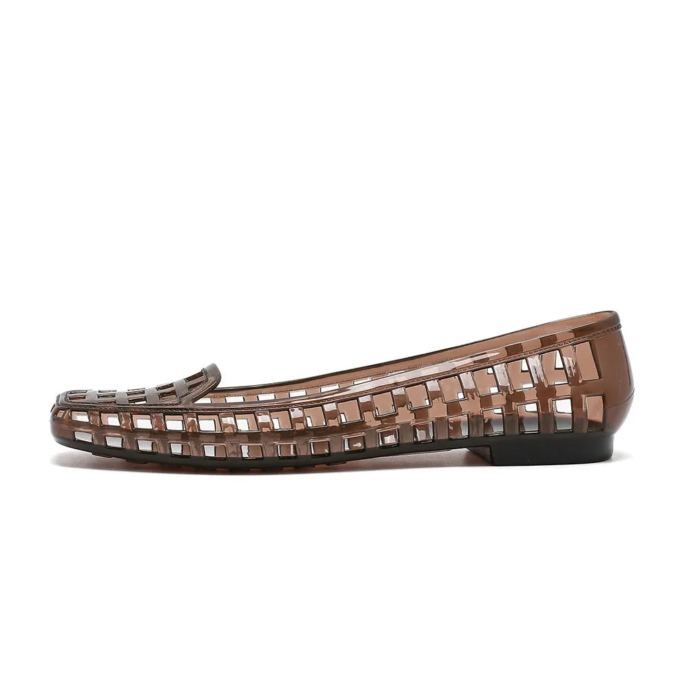 LIZAKOSHT  -  Brand New Summer Soft Fishnet Flat Sandals Women Summer Comfy Walk Hollow Out Women Flats Daily Wear Jelly Shoes Loafers