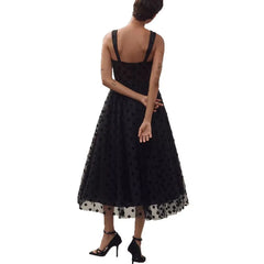 LIZAKOSHT  -  New Sexy Mesh Zipper Women's Dress Casual Loose Party Dress