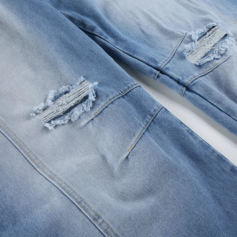 LIZAKOSHT  -  Washed Design Banana Denim Pant Y2k Vintage Low Waist Loose Wide Leg Trousers Harajuku Female Autumn Chic Straight Jean