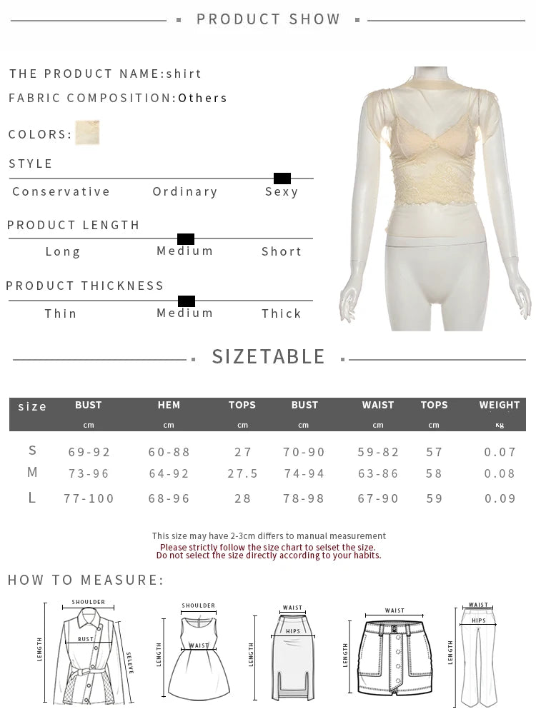 LIZAKOSHT  -  Mesh Patchwork 2 Piece Set Women Trend Lace Tank Top+Ruched Puffy Skirts Sweet Elegant Matching Party Club Suits