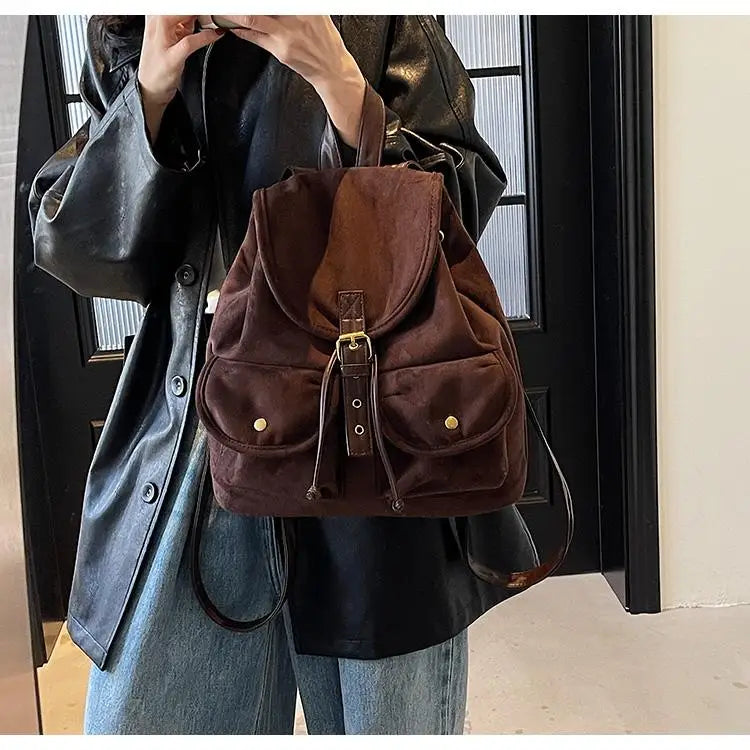 LIZAKOSHT  -  Retro Faion Women's Bapa Casual Commuter Bag Quali Texture oulder Bag England Sle No Brand Youth Pure Color