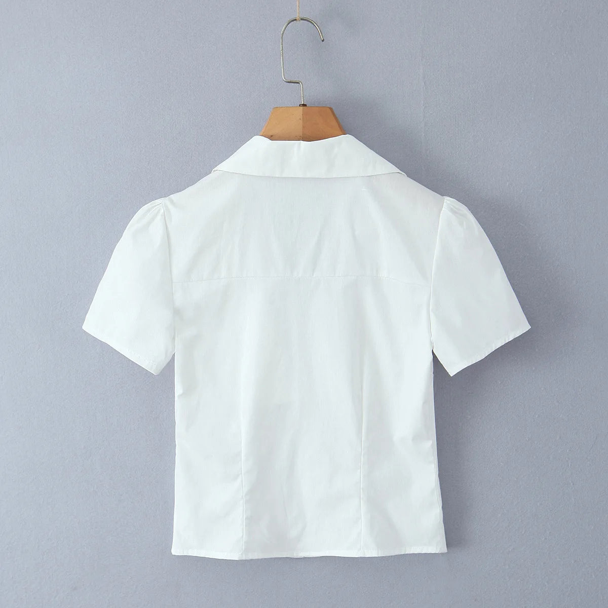 LIZAKOSHT  -  Women Y2k Casual 2 Piece Set Button Up Shirt French Style Short Sleeve T Shirt High Waist Mini Skirt Korean Suits
