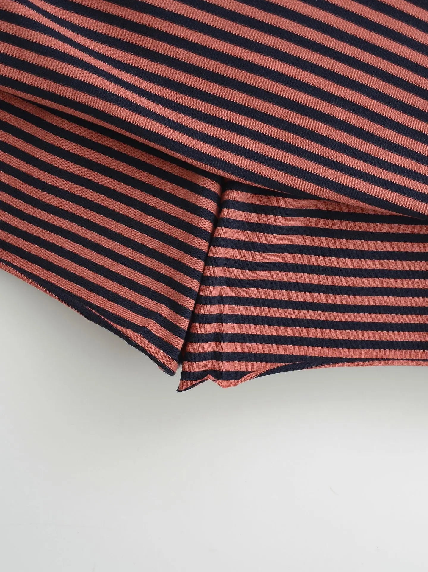 LIZAKOSHT  -  Women Stripe Summer Slim Yoga Skirt Casual Solid Color Fold Over Low Waist Lounge Skirt Korean Style Homewear Hottie Skirt
