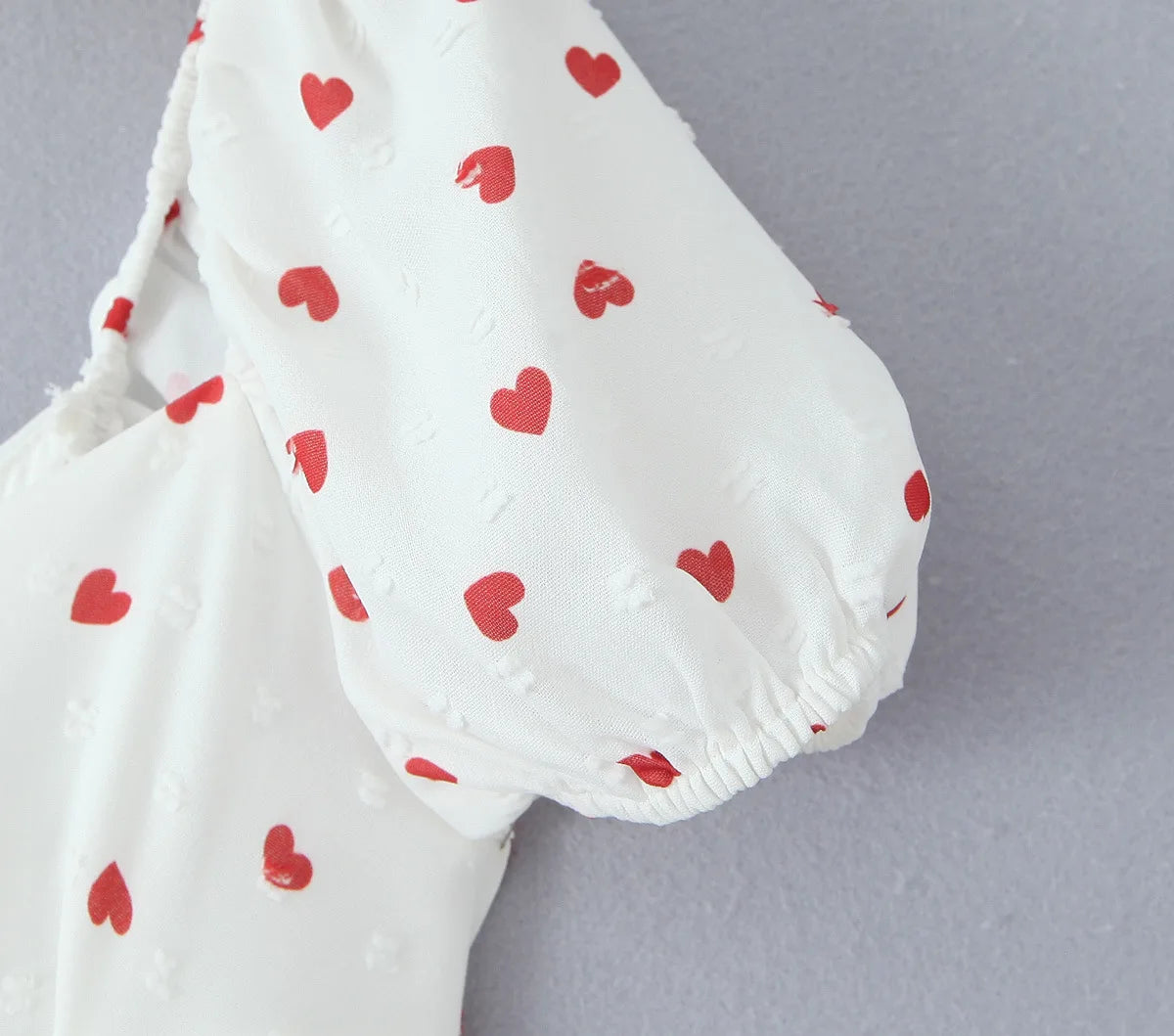LIZAKOSHT  -  Summer French Sweet Wind Strap Waist Thin Cake Layer Bubble Sleeve Dress