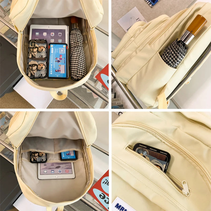 LIZAKOSHT  -  New Multi-pocket Women Backpack High Quality Youth Waterproof Backpacks for Teenage Girls Boys Female School Bag Rucksack