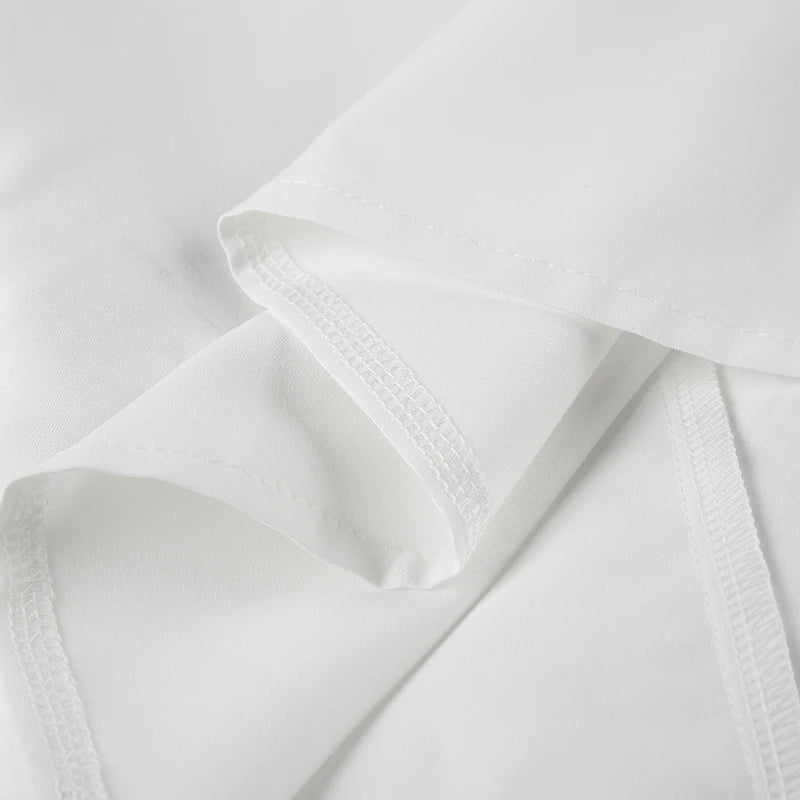 LIZAKOSHT  -  Elegant Fashion Solid Folds Blouse Casual Slim Turn-Down Collar Long Sleeve Shirts Women Autumn Spring Office Lady