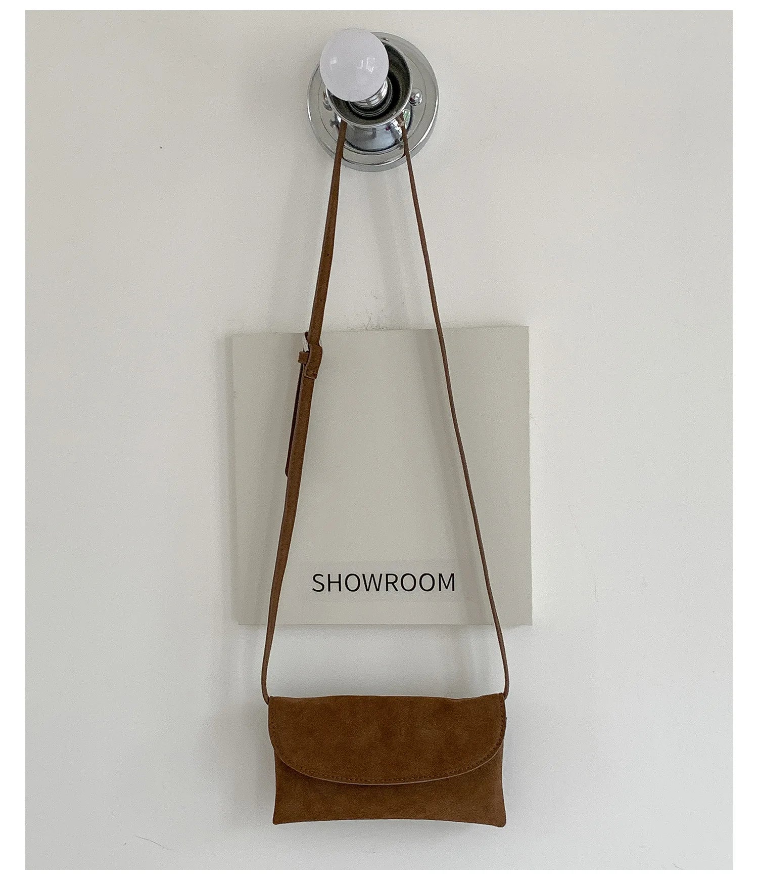 LIZAKOSHT  -  Faux Suede Waist Pack Mini Crossbody Bag Magnetic Closure Small Shoulder Bag for Women Fashion Mobile Phone Purse