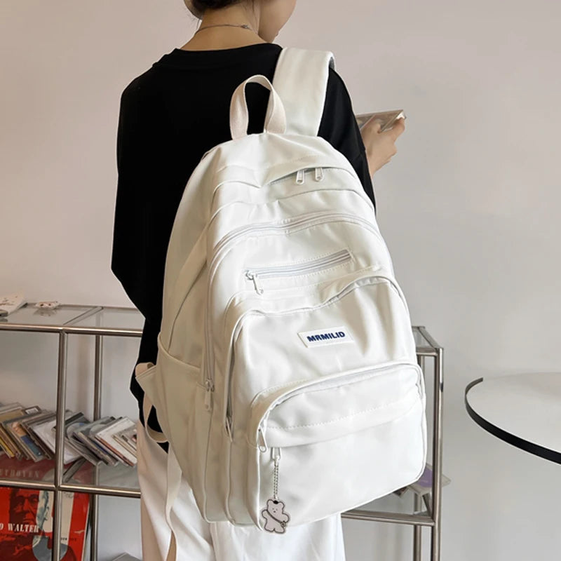 LIZAKOSHT  -  New Multi-pocket Women Backpack High Quality Youth Waterproof Backpacks for Teenage Girls Boys Female School Bag Rucksack