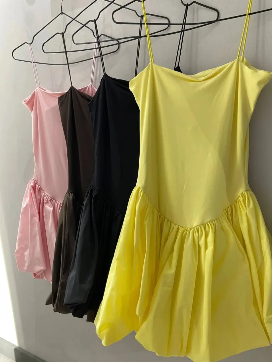 LIZAKOSHT  -  Spring Slim Temperament Dress Sexy Perspective Sling Hip Women's Short Skirt