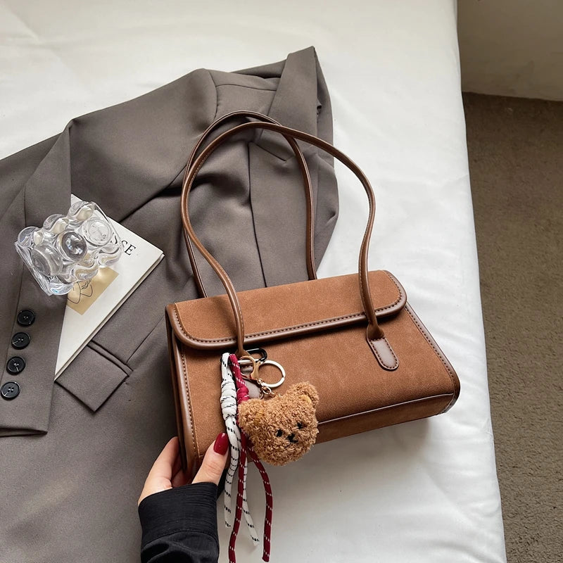 LIZAKOSHT  -  Retro Underarm Bag Large Capaci Casual Commuter Women's Bag oulder Bag Office Bag Faionable Simple Sle Korean Sle