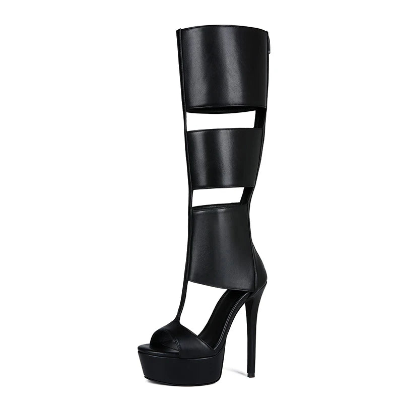 LIZAKOSHT  -  Summer sexy high heel platform  women sandal belt peep toe night party sandal