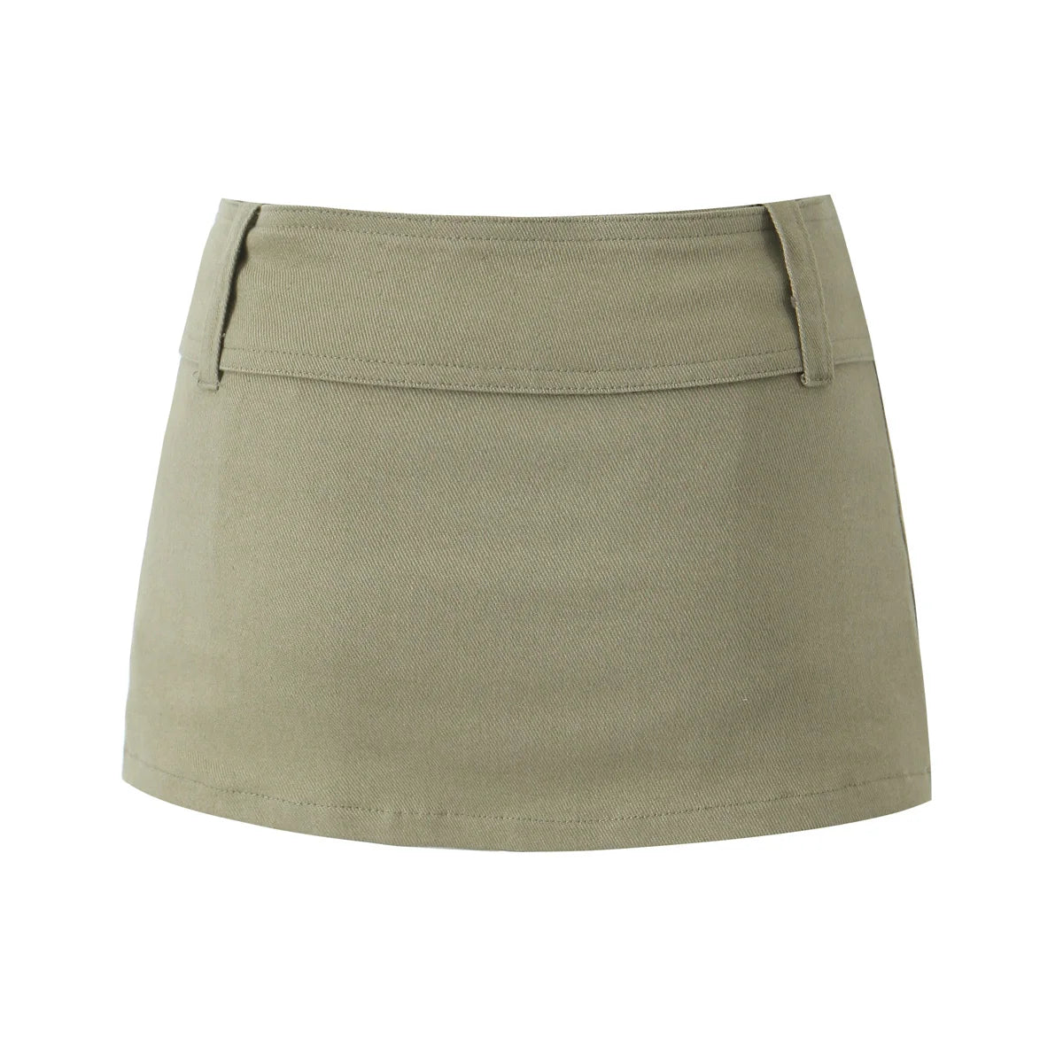 LIZAKOSHT  -  Y2k fashion mini skirts for women streetwear vintage black cargo skirts womens Summer clothes cargo skirts with belt khaki