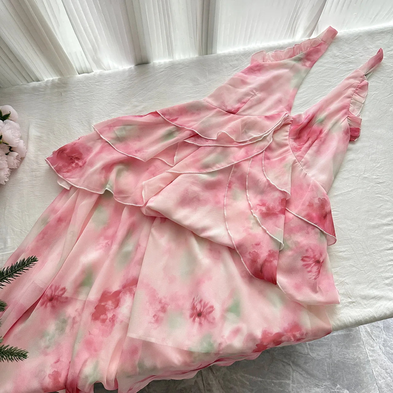 LIZAKOSHT  -  Summer Women Birthday Prom Halter Dress Maxi Coquette French Vintage Vacation Frock Evening Old Money One-Piece Party Aesthetic