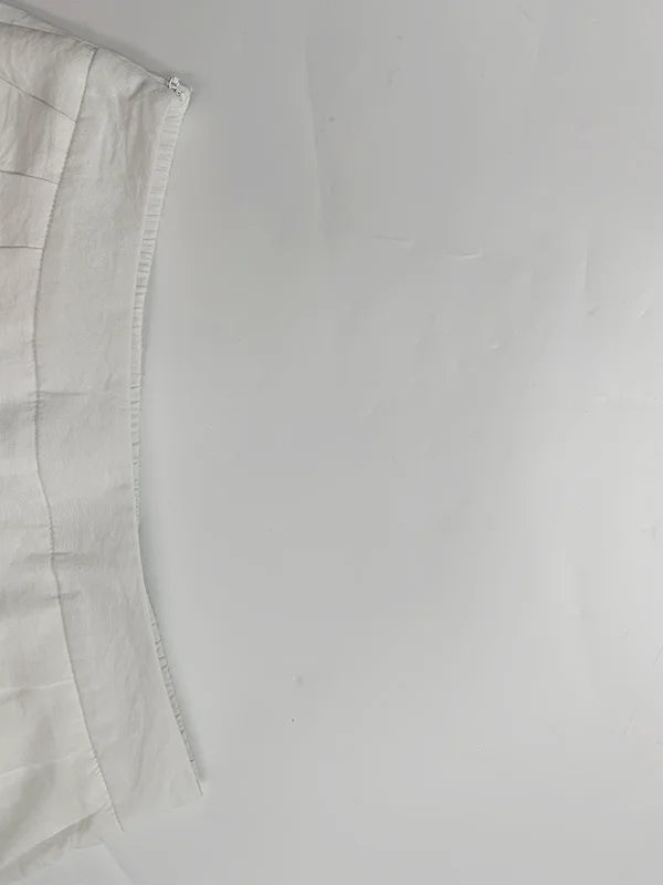 LIZAKOSHT  -  Casual Daily Pants Women Loose Wide Leg Pants 2025 Summer Solid Color Vacation High Waisted Elasticity White Trousers