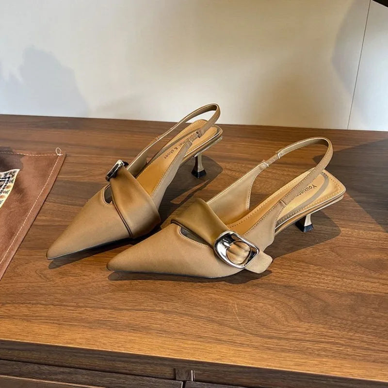 LIZAKOSHT  -  Summer Arrival Women's Luxury Sandals Pointed High Heels Sexy Temperament Elegant Versatile Casual Daily Party Dress Sandal