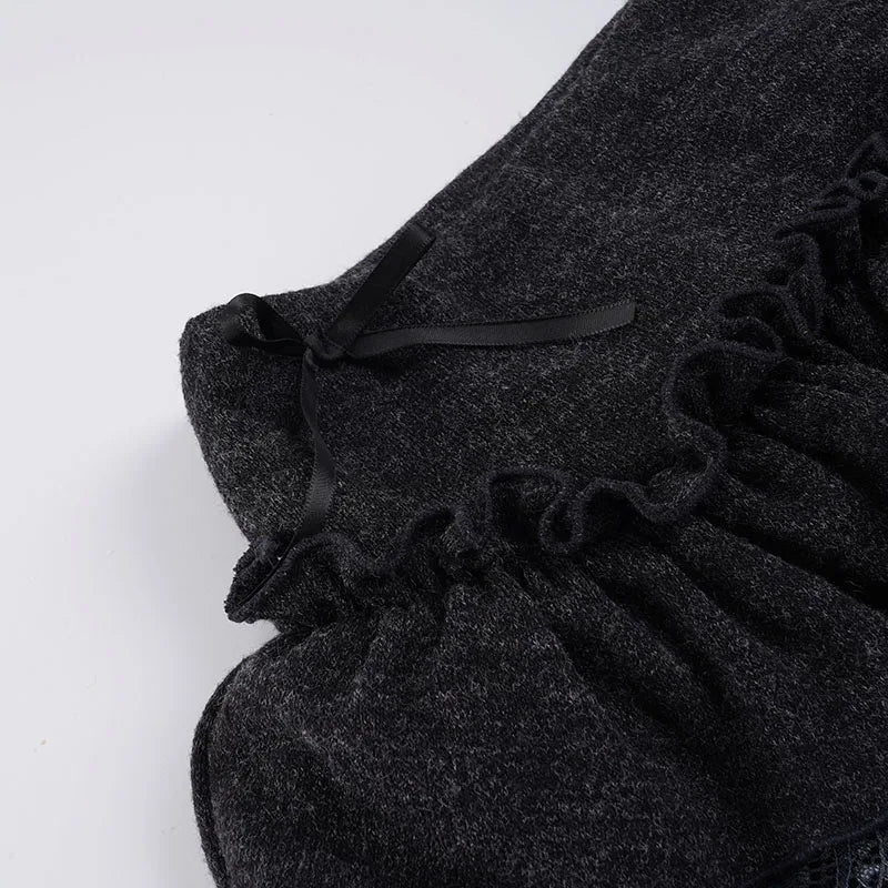 LIZAKOSHT  -  Sweet Cute Lace Fluffy Cake Skirt Korean Casual Elastic Low Waist Mini Skirt Y2K Women Clothing Summer Harajuku 2026
