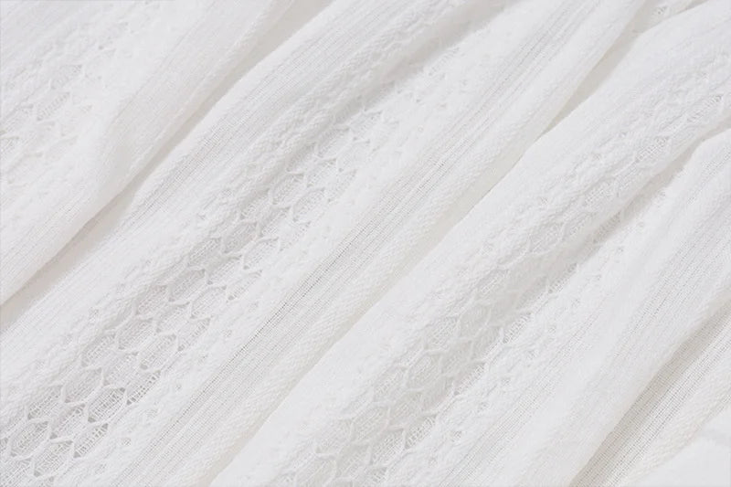 LIZAKOSHT  -  Ruffied Square Collar Mini Dress Women Spaghetti Strap Sleeveless Patchwork Summer High Waist Slim A-line Holiday Dress