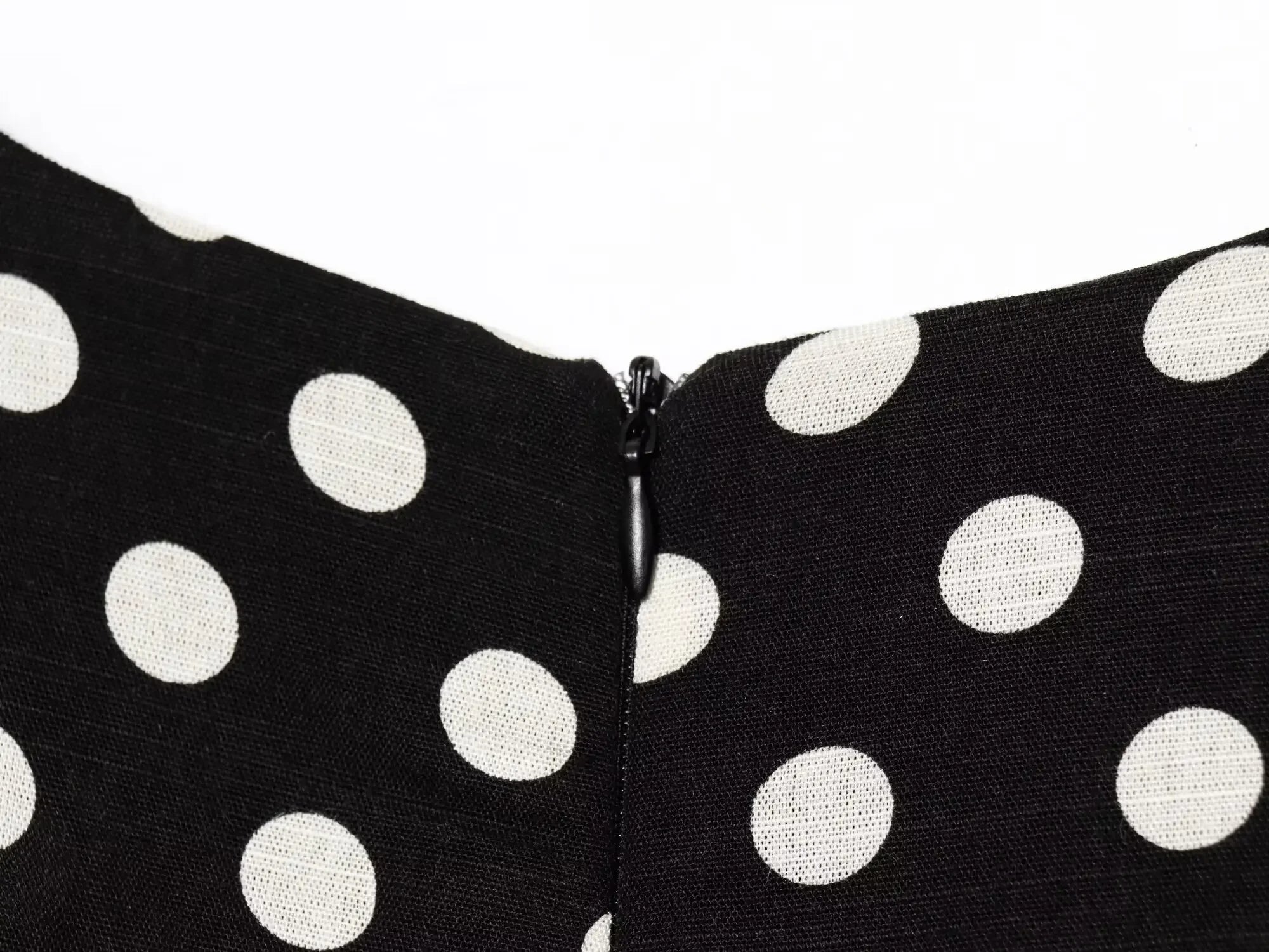 LIZAKOSHT  -  Polka Dot Printed Long Dress Women Summer O Neck Sleeveless Black Dress Elegant Maxi A-line New in Vestidos Spring Dress