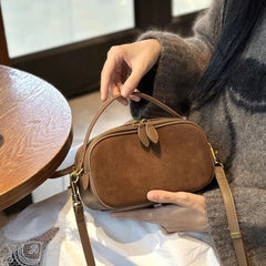 LIZAKOSHT  -  Vintage Shoulder Bag for Women Faux Suede Leather Female Handbags small ladies messenger Crossbody Bags Sac A Main bolsos